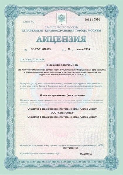 Licences photo